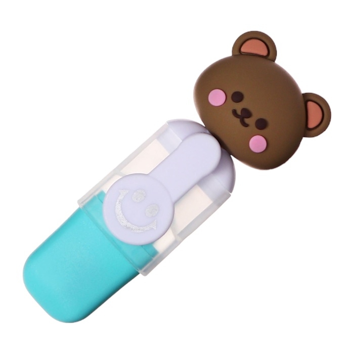 Набор маркеров текстовыделителей 4 штуки 4 цвета, в пенале на молнии Мишки Набор маркеров текстовыделителей 4 штуки 4 цвета, в пенале на молнии Мишки