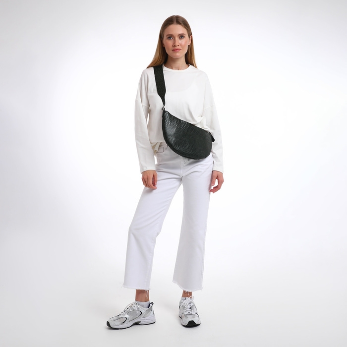 Сумка женская через плечо TEXTURA, маленький размер, цвет зелёный Сумка женская через плечо TEXTURA, маленький размер, цвет зелёный