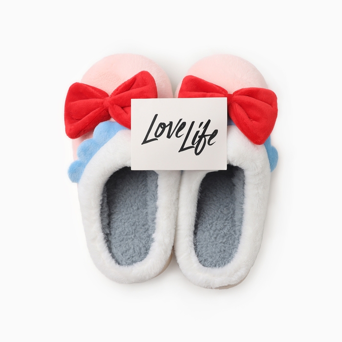 Тапочки детские, размер 34-35, цвет розовый Тапочки детские, размер 34-35, цвет розовый