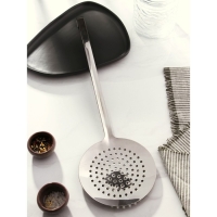 Шумовка из нержавеющей стали Доляна Everyday, 53,5&times;16, толщина 3 мм, цвет серебряный