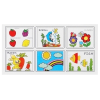 Бумага цветная самоклеящаяся, раскраска, А4, 6 листов, 1 цвет, с блёстками, односторонняя, в пакете, 80 г/м&sup2;, Синий трактор