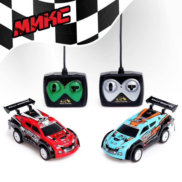 Набор машин радиоуправляемых &laquo;Ралли монстры&raquo;, 2 шт., масштаб 1:26, работают от батареек