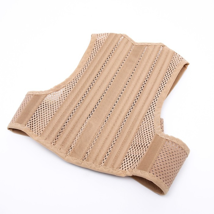 Корректор осанки НТ-КР-012, полужёсткий, 4 ребра, размер XL, цвет бежевый Корректор осанки НТ-КР-012, полужёсткий, 4 ребра, размер XL, цвет бежевый