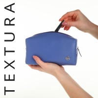 Косметичка на молнии, TEXTURA, цвет синий Косметичка на молнии, TEXTURA, цвет синий