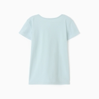 Футболка для девочки, цвет голубой, рост 146 см