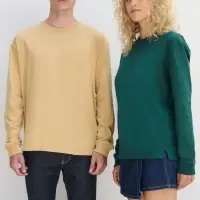 Футболка унисекс с длинным рукавом Pioneer LSL, бежевая, размер XL Футболка унисекс с длинным рукавом Pioneer LSL, бежевая, размер XL