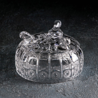 Салатник хрустальный на ножке, d=12.5 см