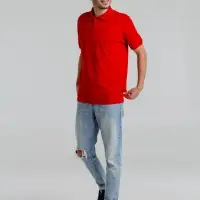 Рубашка поло мужская Virma Premium, красная, размер XL