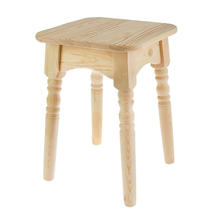 Набор табуретов (2 шт) "Классика", 30&times;30&times;45см, из сосны