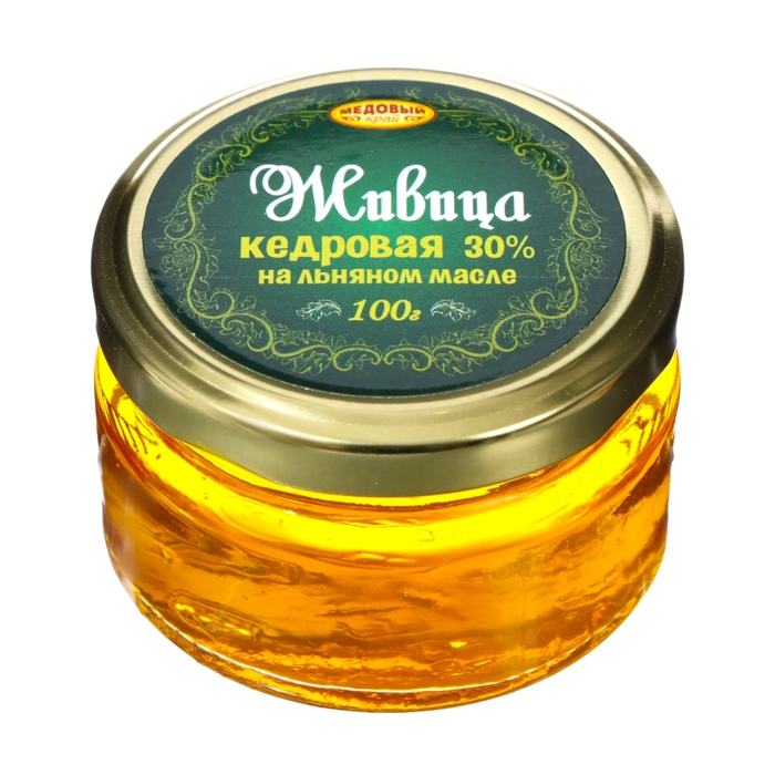 Живица кедровая 30% без добавок, 100 мл