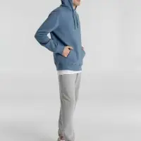 Толстовка с капюшоном унисекс King, серо-синяя, размер 3XL Толстовка с капюшоном унисекс King, серо-синяя, размер 3XL