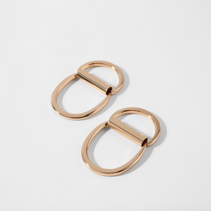Полукольцо для сумок двойное, d = 20 мм, толщина - 1 мм, 2 шт, цвет золотой Полукольцо для сумок двойное, d = 20 мм, толщина - 1 мм, 2 шт, цвет золотой