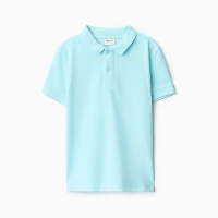 Футболка детская поло MINAKU: Basic line цвет голубой, рост 110 Футболка детская поло MINAKU: Basic line цвет голубой, рост 110