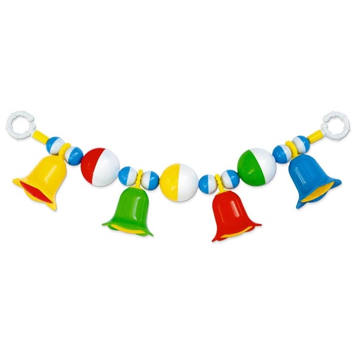 Погремушка-растяжка на коляску/кроватку «Колокольчики» Погремушка-растяжка на коляску/кроватку «Колокольчики»