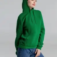 Толстовка с капюшоном Slam 320, ярко-зеленая, размер XXL