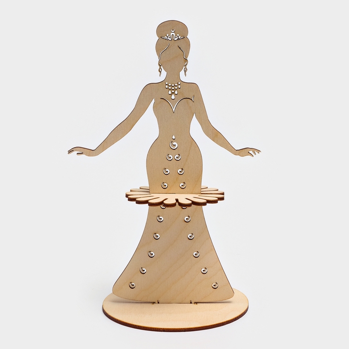 Салфетница деревянная Доляна &laquo;Прекрасная невеста&raquo;, 21,5&times;14,5 см