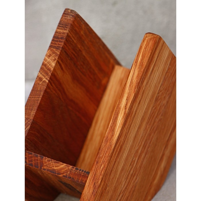 Салфетница вертикальная Adelica, 14&times;7 см, дуб