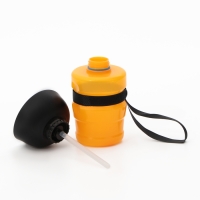 Поилка прогулочная с силиконовой чашей, 520 мл, 15 х 7 х 7, жёлтая Поилка прогулочная с силиконовой чашей, 520 мл, 15 х 7 х 7, жёлтая