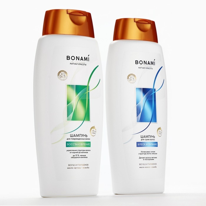 Шампунь для волос с маслом кокоса и жожоба, блеск и питание, 750 мл, BONAMI Шампунь для волос с маслом кокоса и жожоба, блеск и питание, 750 мл, BONAMI