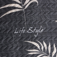 Покрывало евро макси Экономь и Я "Пальмовые листья" 240*210&plusmn;5см, 100% полиэстер, 190гр/м2