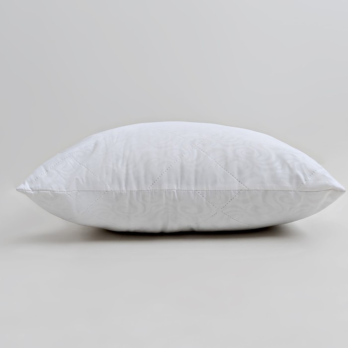 Подушка 50х70см, белый, файбер, микрофибра, 100% полиэстер