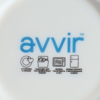 Набор салатников &laquo;Дива&raquo;, 15,5&times;5 см, 6 шт, стеклокерамика, цвет белый