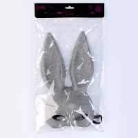 Маска &laquo;Зайка&raquo; серебряная