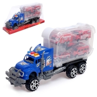 Грузовик инерционный &laquo;Пожарная служба&raquo;, с техникой, МИКС