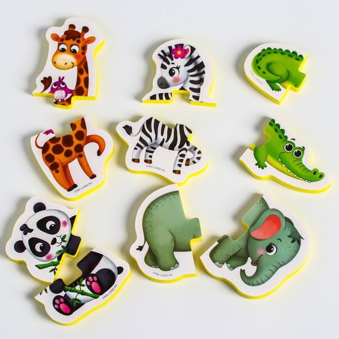 Мягкий пазл для малышей &laquo;Африка&raquo;, 5 пазлов, Крошка Я