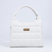 Сумка женская тоут на молнии, цвет белый Сумка женская тоут на молнии, цвет белый