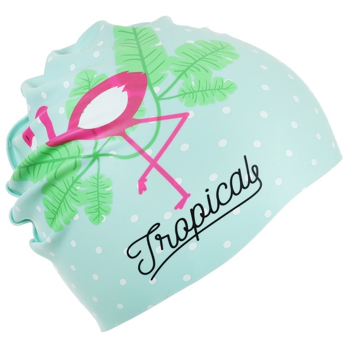 Шапочка для плавания детская ONLITOP, силиконовая, обхват 46-52 см