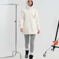 Анорак унисекс Oblako, молочно-белый, размер M/L Анорак унисекс Oblako, молочно-белый, размер M/L