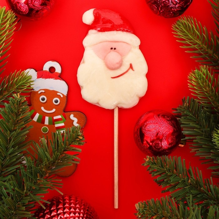 Новый год. Леденец Санта 30г Новый год. Леденец Санта 30г