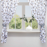 Комплект штор для кухни с подхватами Этель &laquo;Груши&raquo; 145х180см-2 шт., 100% п/э