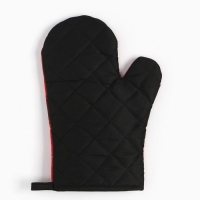 Новый год. Куханный набор 2 празмер Доляна Christmas прихватка 17*17 см, варежка 26*16 см,100% п/э Новый год. Куханный набор 2 празмер Доляна Christmas прихватка 17*17 см, варежка 26*16 см,100% п/э