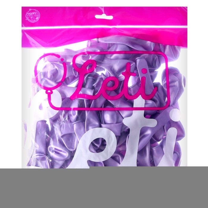 Шар латексный 5 Шар латексный 5", металл, набор 100 шт., водные бомбочки, цвет сиреневый