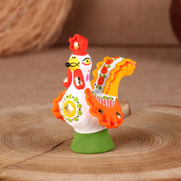 Дымковская игрушка "Петух" Дымковская игрушка "Петух"