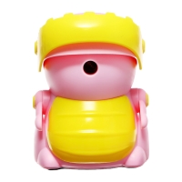 Точилка механическая с контейнером "Дракон" розовый Точилка механическая с контейнером "Дракон" розовый