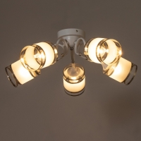 Люстра " Эмма" 5хЕ27 40Вт белый 51х51х25см BayerLux