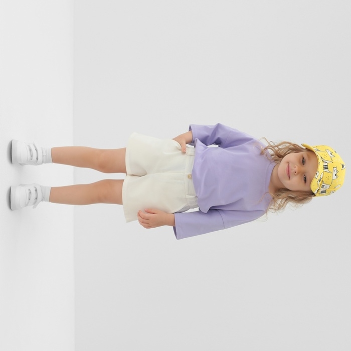 Шорты детские MINAKU: Cotton Collection цвет белый, рост 104