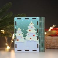 Новогодняя шкатулка-книга "С Новым годом. Змейка в шапке" 14х12х5 см Новогодняя шкатулка-книга "С Новым годом. Змейка в шапке" 14х12х5 см