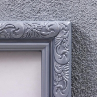 Фоторамка пластик L-2 21х30 см серебр. мет. (пластиковый экран)