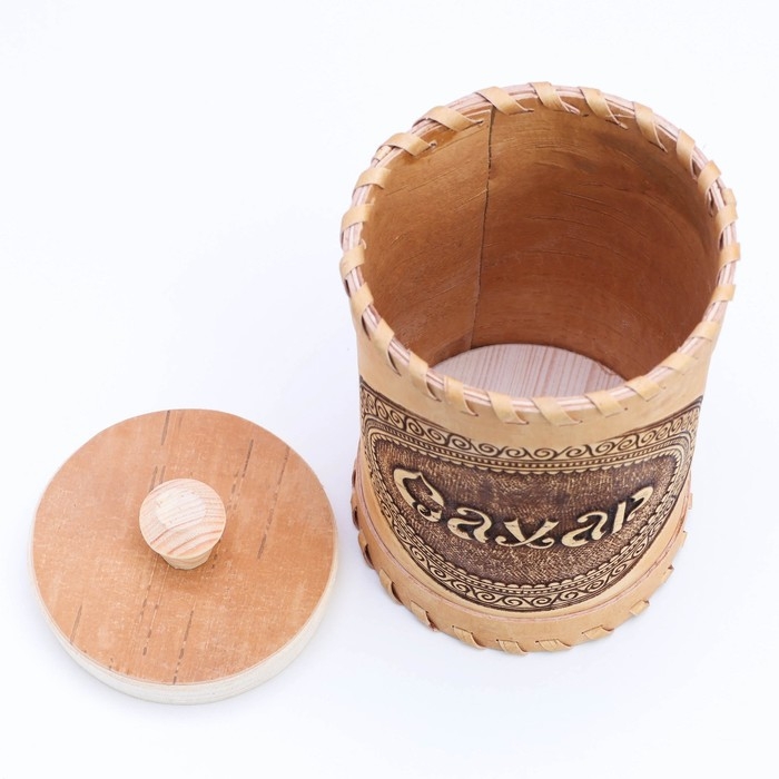 Туес «Сахар», 8×8×14 см Туес «Сахар», 8×8×14 см