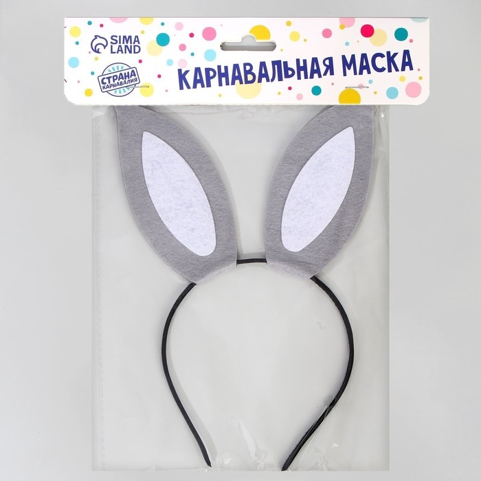 Новый год! Ободок для волос карнавальный &laquo;Зайка&raquo;