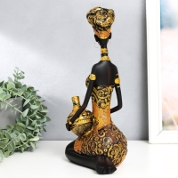 Сувенир полистоун "Африканка с кувшином в нарядном платье" МИКС 15,5х10х32,5 см Сувенир полистоун "Африканка с кувшином в нарядном платье" МИКС 15,5х10х32,5 см