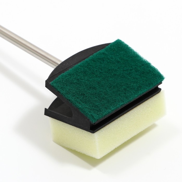 Скребок Скребок "Пижон" с нержавеющей ручкой, длина 50 см, щетка 6 х 8 см