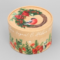 Коробка подарочная &laquo;Новогодний венок&raquo;, 12 х 8 см, Новый год