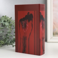 Сейф-книга дерево кожзам "Фига" 21х13х5 см