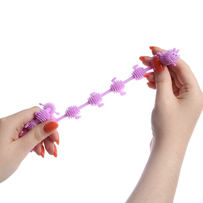 Ёжка «Гусеница», цвета МИКС Ёжка «Гусеница», цвета МИКС