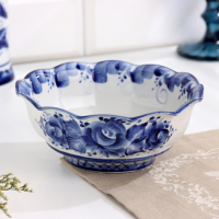 Салатник «Грань», гжель Салатник «Грань», гжель